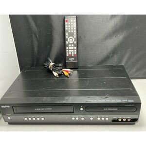 Sanyo VCR DVD Recorder Combo HDMI Dolby 1080p FWZV475F W/Remote Tested Works